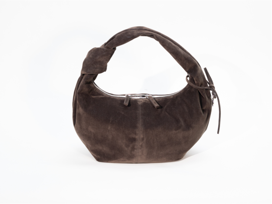 Hvorfor er Vintage Dumpling Bag i semsket skinn et populært motevalg denne sesongen?